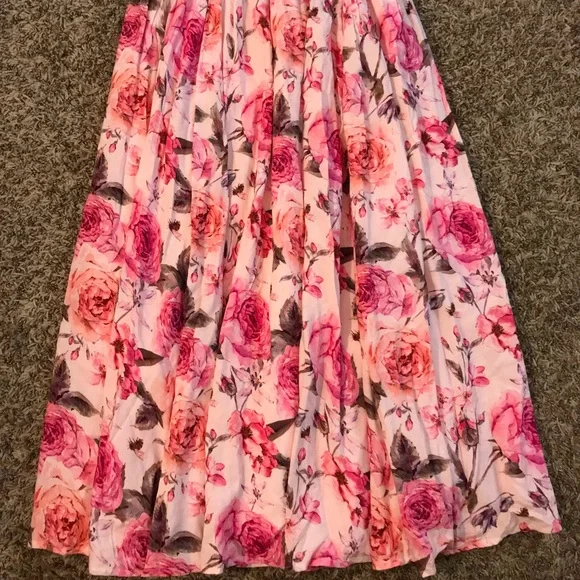 NEVER WORN Ivy City Co Ballerina pink floral dress - Picture 11 of 12